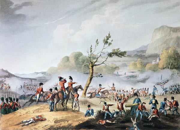 Battle of Maida, July 4th, 1806; engraved by Thomas Sutherland (b.c.1785)(see also 225164) de (after) William Heath