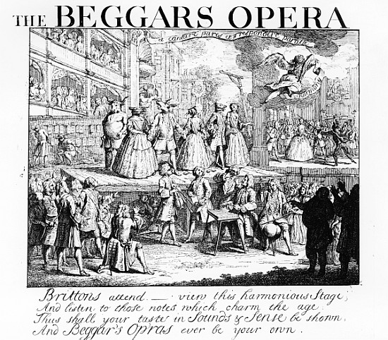 The Beggar''s Opera Burlesqued de (after) William Hogarth