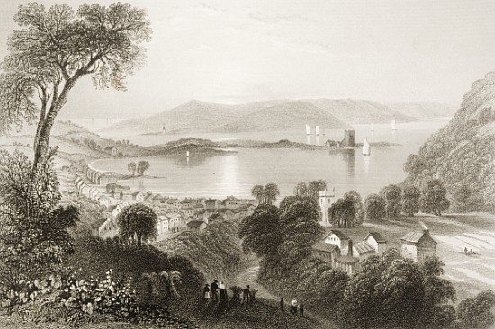 Larne, County Antrim, Northern Ireland, from ''Scenery and Antiquities of Ireland'' de (after) William Henry Bartlett