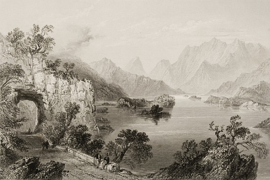 The Upper Lake at Killarney, County Killarney, Ireland, from ''Scenery and Antiquities of Ireland'' de (after) William Henry Bartlett