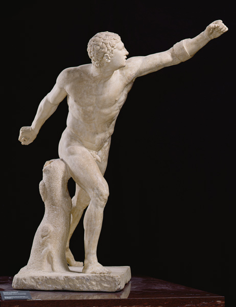 The Borghese Gladiator de Agasias