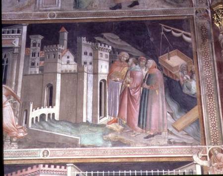 The Legend of the Sacred Girdle detail from the Life of the Virgin from the Cappella della Sacra Cin de Agnolo/Angelo di Gaddi