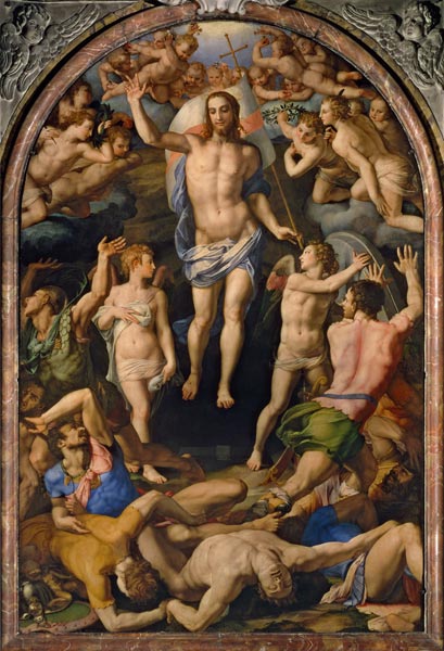 A.Bronzino / Resurrection of Christ /C16 de Agnolo Bronzino