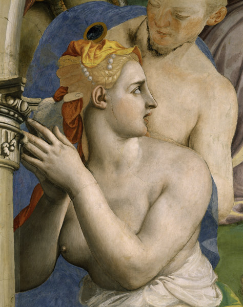 A.Bronzino, Eherne Schlange, Ausschnitt de Agnolo Bronzino