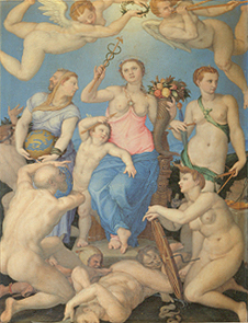 Allegorie des Glücks. de Agnolo Bronzino