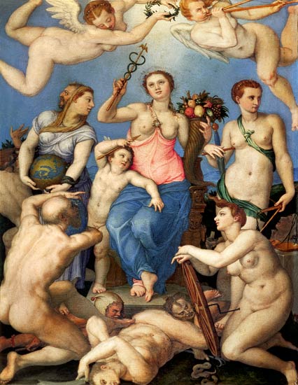 Allegory of Happiness de Agnolo Bronzino