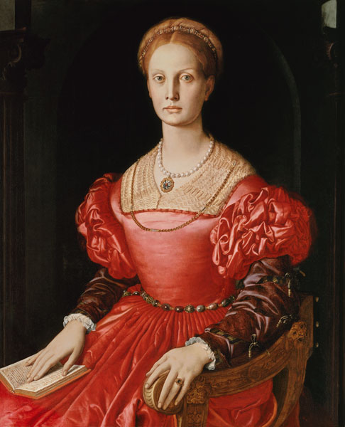 Retrato de Lucrecia Panciatichi  de Agnolo Bronzino