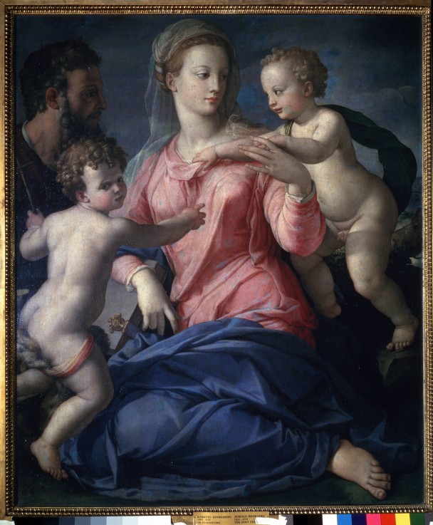 The Holy Family with the young John the Baptist de Agnolo Bronzino