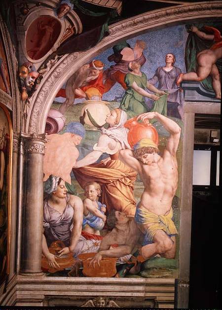 The Fall of Manna, from the Capella di Eleonora de Agnolo Bronzino