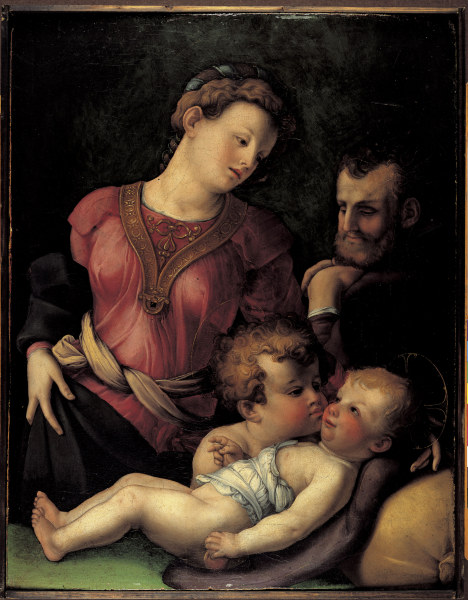Holy Family w.Boy John /Ptg.aft.Bronzino de Agnolo Bronzino