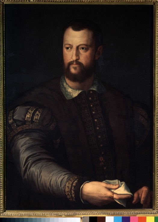 Portrait of Grand Duke of Tuscany Cosimo I de' Medici (1519-1574) de Agnolo Bronzino