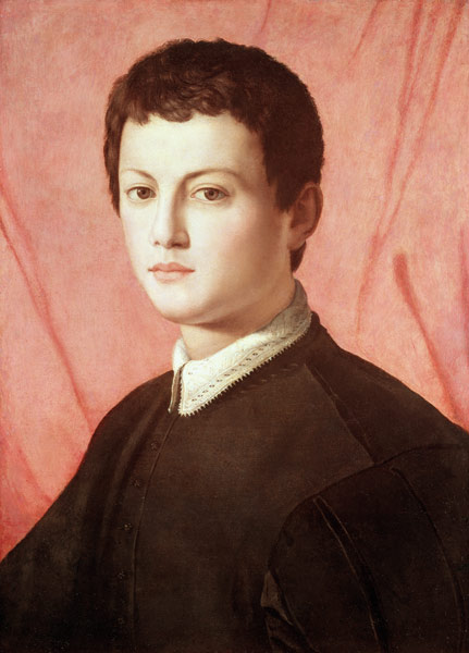 Portrait of a young man (panel) de Agnolo Bronzino