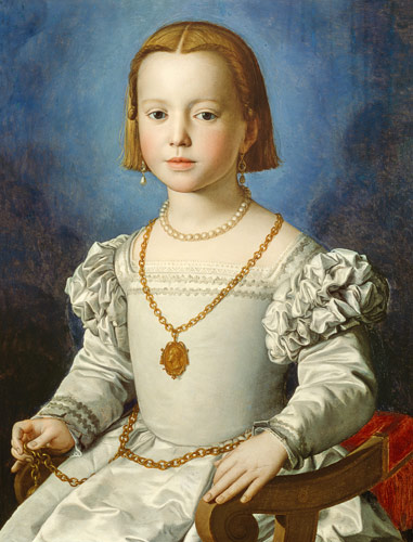 Portrait of Isabella de' Medici (1542-76) de Agnolo Bronzino