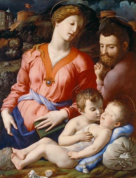 Holy Family & John / Bronzino / 1530