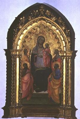 Madonna of Humility (tempera on panel) de Agnolo Gaddi