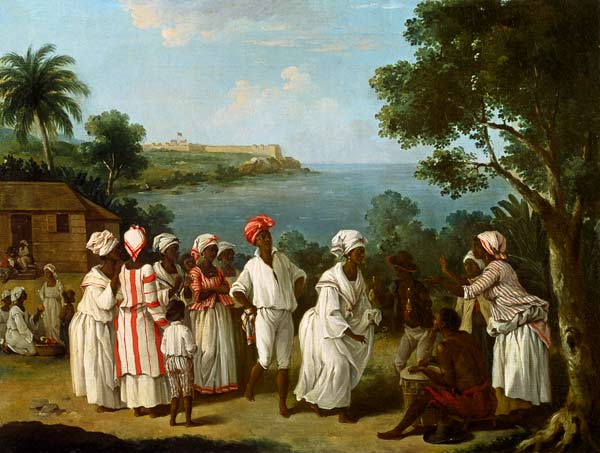A Negroes' Dance on the Island of Dominica de Agostino Brunias