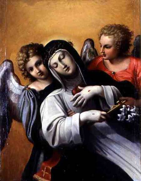 The Ecstasy of Saint Catherine de Agostino Carracci