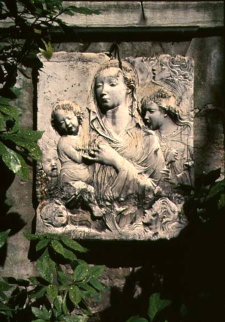 Madonna and Child, gesso cast from the altarpiece de Agostino  di Duccio