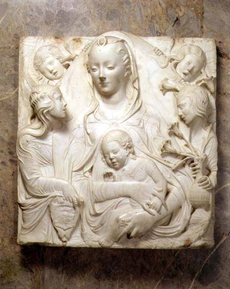 Madonna and Child with Four Angels de Agostino di Duccio