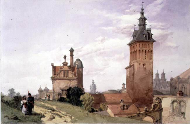 A View near Moscow de A.H. Vickers