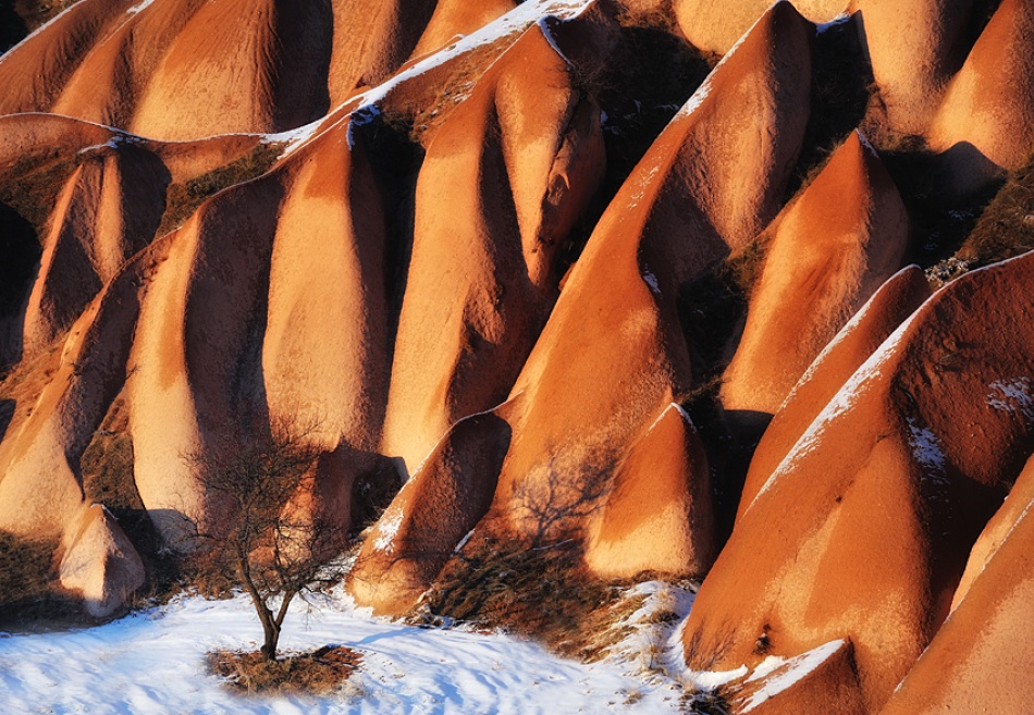 Winter Sun at Cappadocia de Ahmet Cetintas