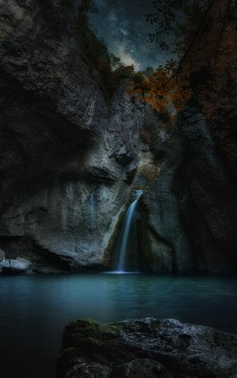 Haunted waterfall
