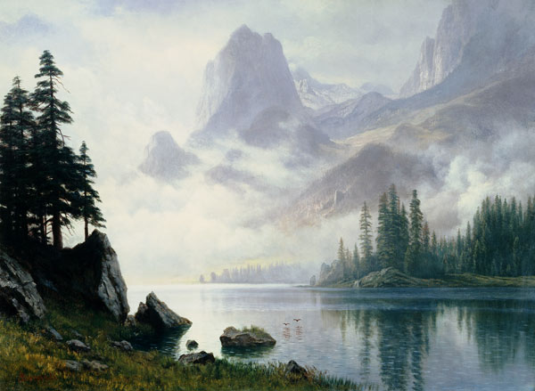 Mountain Out Of The Mist de Albert Bierstadt