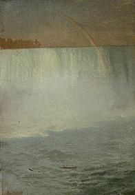 Rainbow over the Niagara cases de Albert Bierstadt
