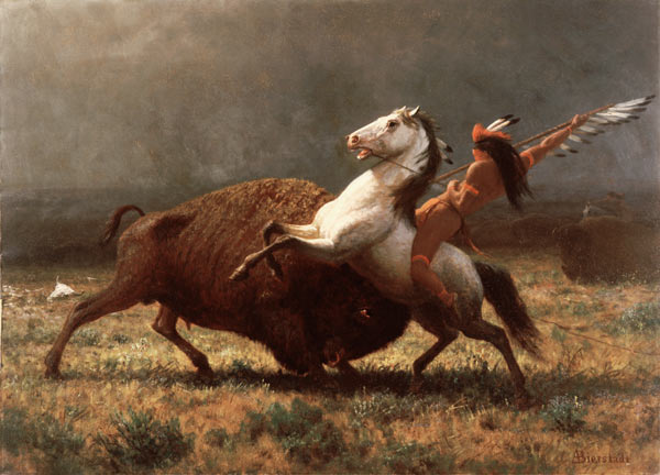 The Last Of The Buffalo de Albert Bierstadt