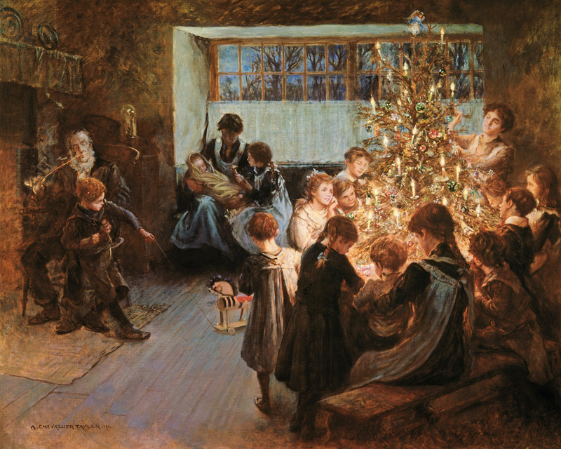 The Christmas Tree de Albert Chevallier Tayler