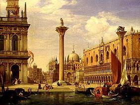 View of the Piazzetta and Piazza di S.Marco in Ven