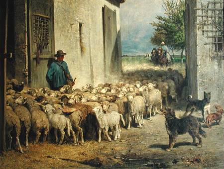 Return to the Sheepfold de Albert Heinrich Brendel