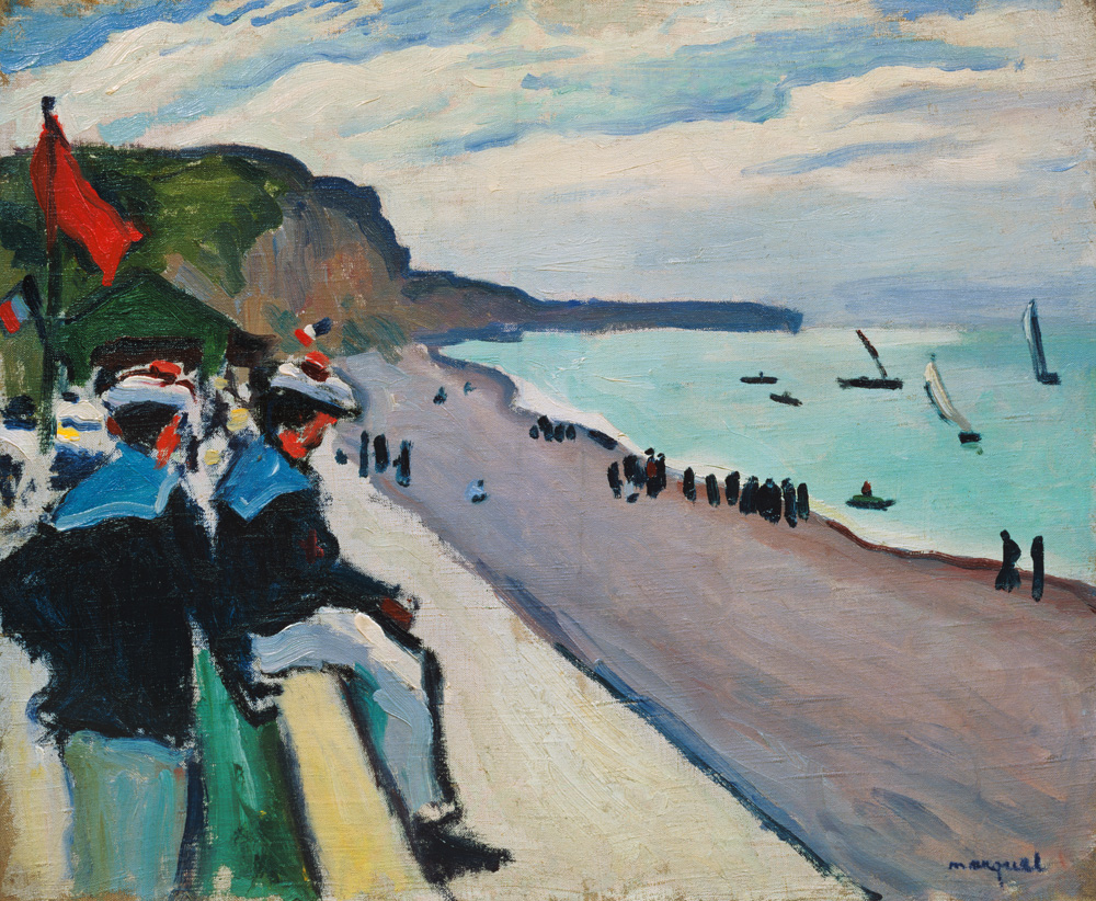 The Beach at Fecamp de Albert Marquet