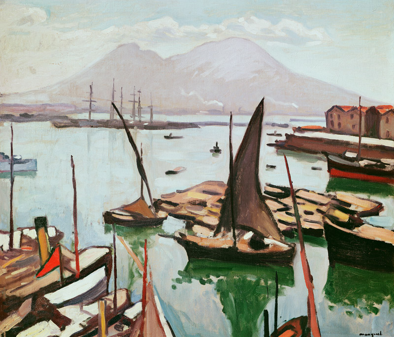 The Port of Naples de Albert Marquet