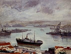 The port of Algiers de Albert Marquet