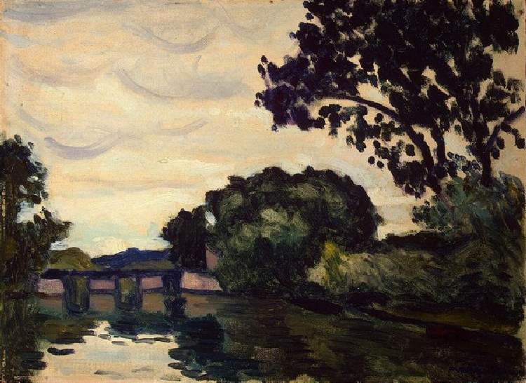 Landschaft mit einer Brücke de Albert Marquet