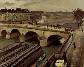 Seinebrücke in Paris. de Albert Marquet