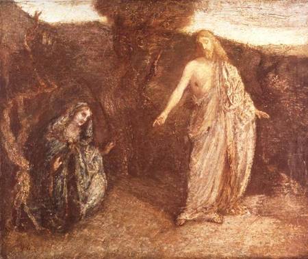 Christ Appearing to Mary de Albert Pinkham Ryder