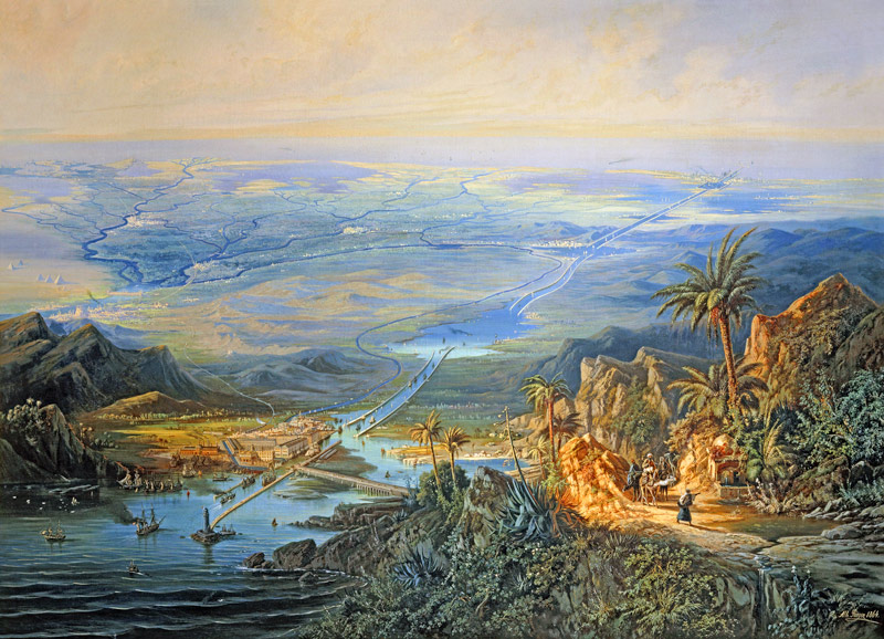 The Suez Canal de Albert Rieger