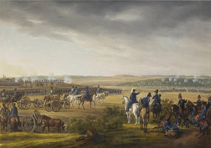 The Battle of Borodino on August 26, 1812 de Albrecht Adam