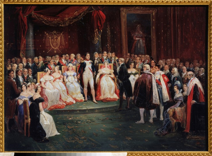 The Reception by Emperor Napoleon Bonaparte de Albrecht Adam