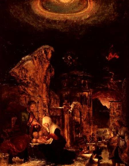 Birth of Christ (Holy Night) de Albrecht Altdorfer
