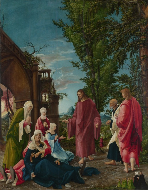 Christ taking Leave of his Mother de Albrecht Altdorfer