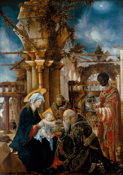 The adoration of the kings de Albrecht Altdorfer