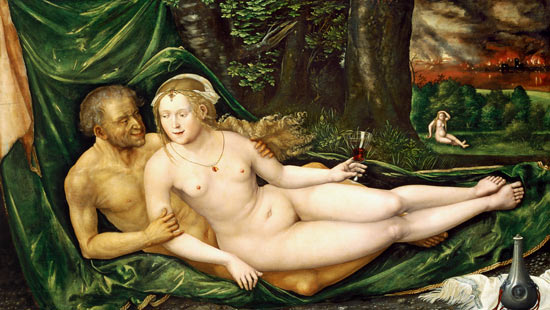 Lot and his daughter, 1537 de Albrecht Altdorfer