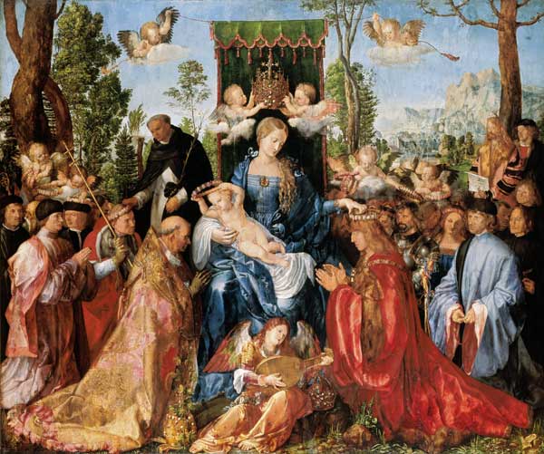 La pintura del rosario de Alberto Durero