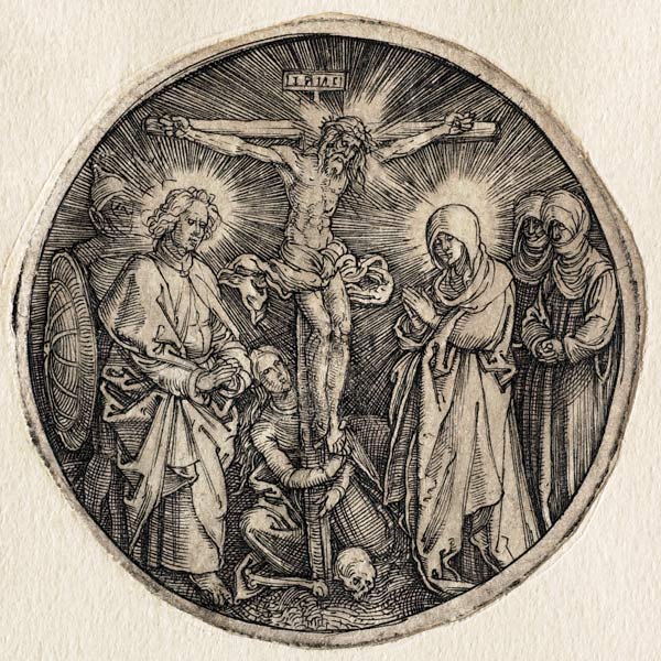 Die kleine Kreuzigung sog. „Degenknopf Kaiser Maximilians“ de Alberto Durero