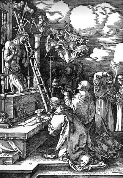 Dürer / Mass of St Georg / Woodcut de Alberto Durero
