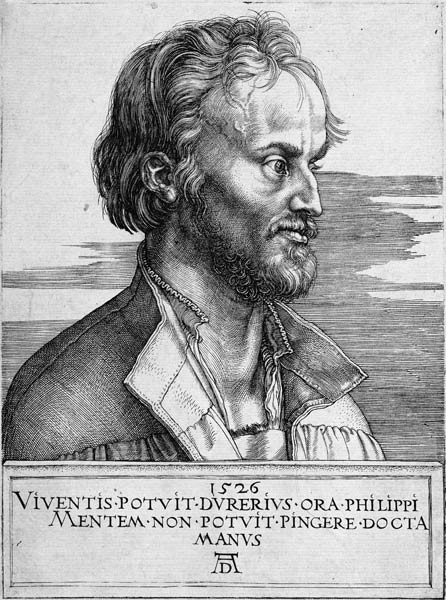 Philipp Melanchthon / Dürer / 1526 de Alberto Durero