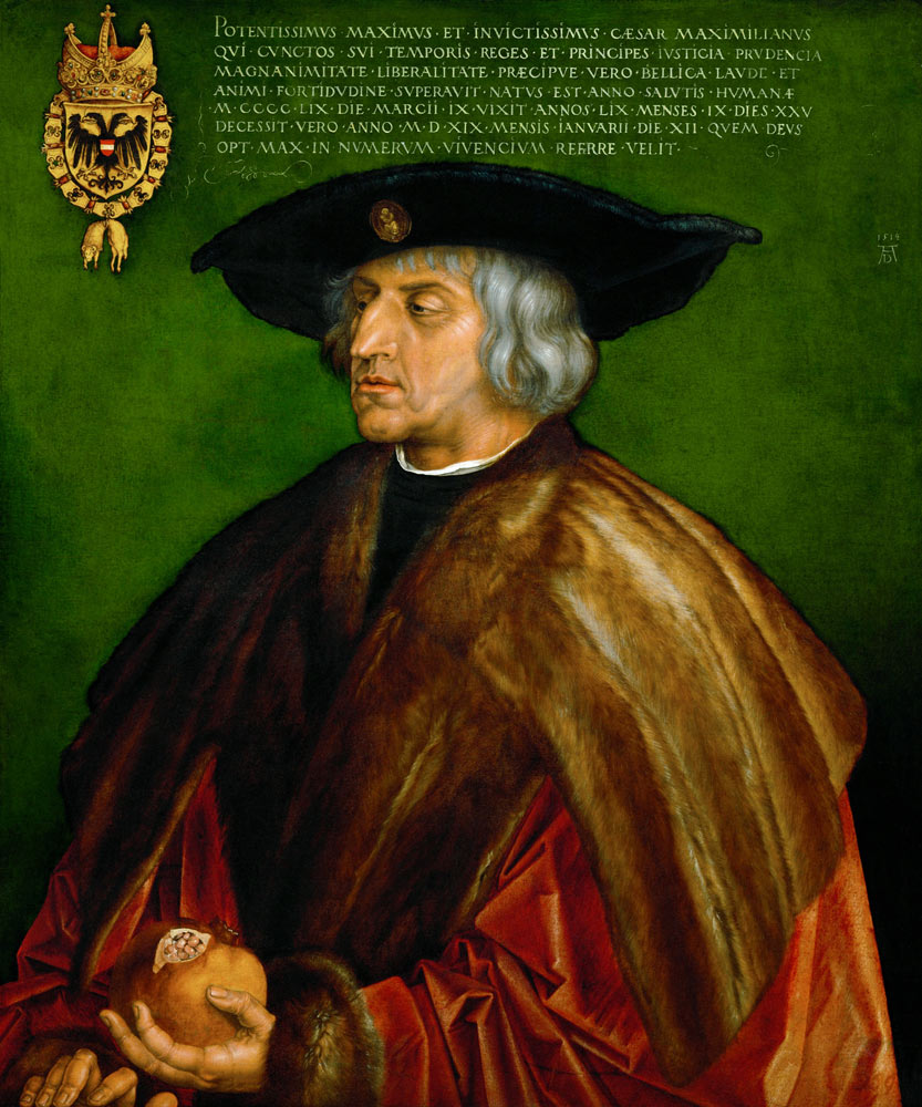 Maximilian I , Portrait de Alberto Durero